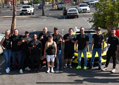 vicious vettes crew corvette car meet los angeles