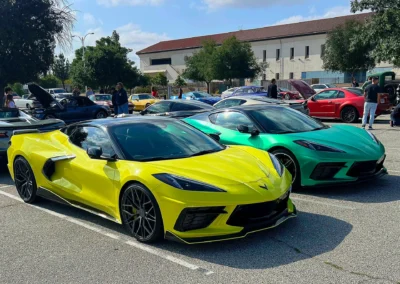 vicious vettes crew corvette car show los angeles